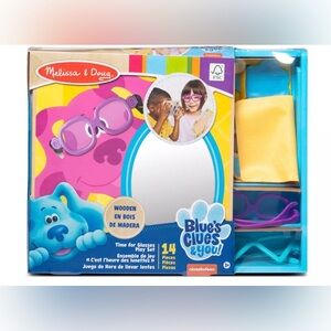NWT Melissa & Doug Blue's Clues & You Time for Glasses Play Set